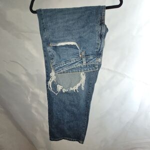 Wild fable mom jean ripped